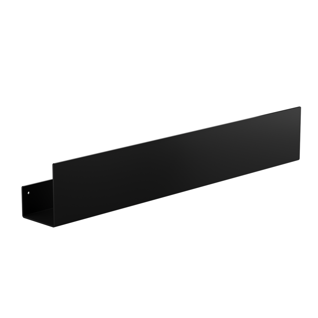 Verdi Strantza Ράφι Ψηλής Πρόσοψης Μαύρο W500 x D93 x H120 mm-0
