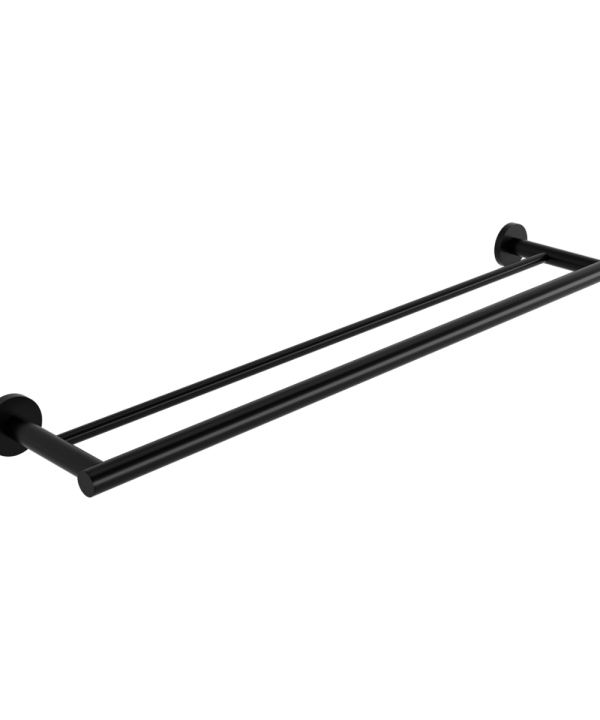 Verdi Omicron Διπλή Πετσετοθήκη W600xD120xH44mm Black Mat-0