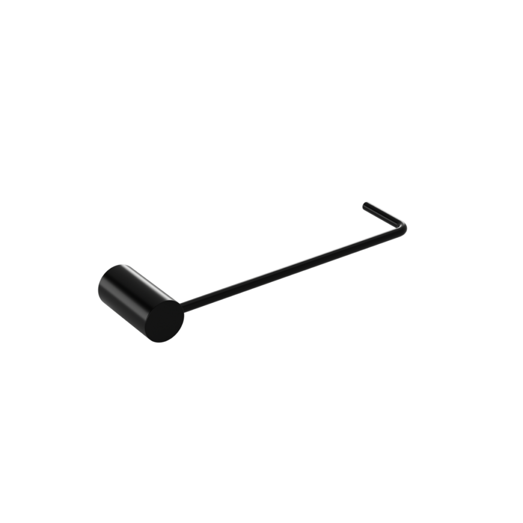 Verdi Lamda Κρίκος Ίσιος Με Μονή Στήριξη W270xD75xH38mm Black Mat-0