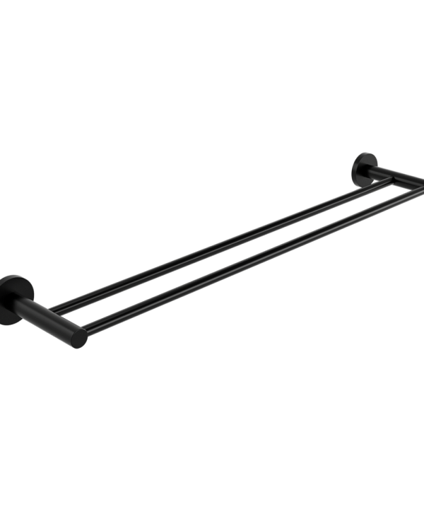 Verdi Sigma Διπλή Πετσετοθήκη W400xD105xH44mm Black Mat-0