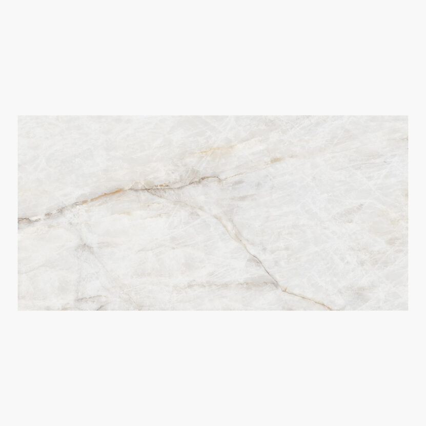 Crystallo White Full Polished Πλακάκι Ρεκτιφιαρισμένο 59x119 10.5mm-0