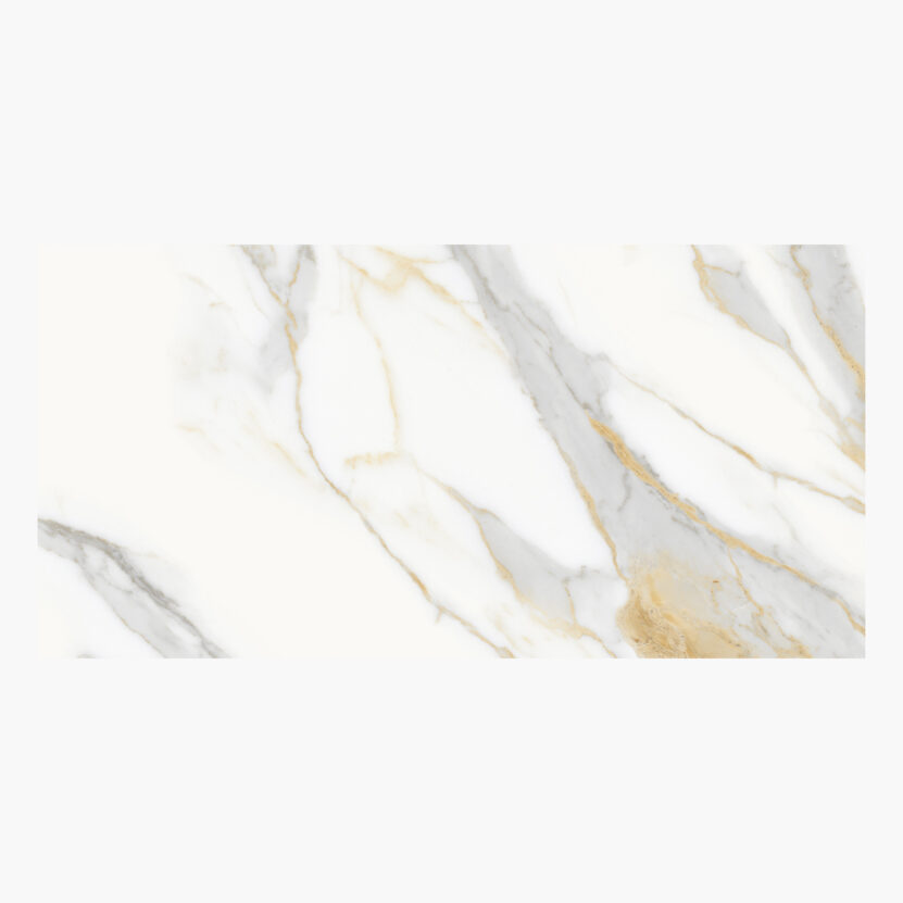 Golden Strom Statuario Matt Πλακάκι Ρεκτιφιαρισμένο 60x120 9mm-0