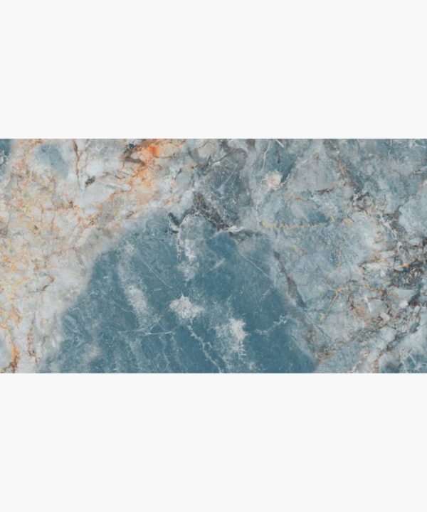 Manu Cyan Full Polished Πλακάκι Ρεκτιφιαρισμένο 60x120 9mm-0