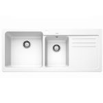 Νεροχύτης Blanco Naya 8 S Silgranit 116x50cm White 519657-0