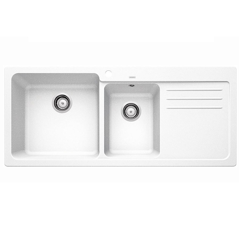 Νεροχύτης Blanco Naya 8 S Silgranit 116x50cm White 519657-0