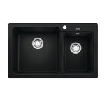 Νεροχύτης Blanco Naya 8 Silgranit 81,5x50cm Black 525944-0