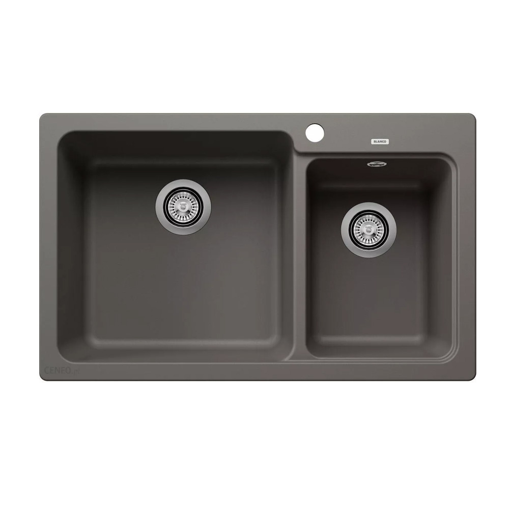 Νεροχύτης Blanco Naya 8 Silgranit 81,5x50cm Volcano Grey 527313-0
