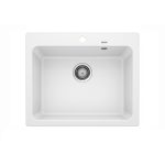 Νεροχύτης Blanco Naya 6 Silgranit 61,5x51cm White 519641-0