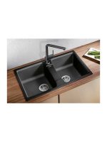 Νεροχύτης Blanco Lexa 8 Silgranit 78x50cm Black 525906-36426