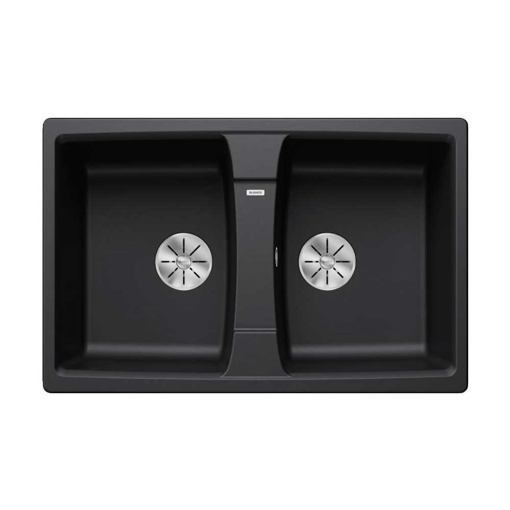 Νεροχύτης Blanco Lexa 8 Silgranit 78x50cm Black 525906-0