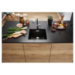 Νεροχύτης Υποκαθήμενος Blanco Subline 400-U Silgranit 43x46cm Volcano Grey 527349-36187