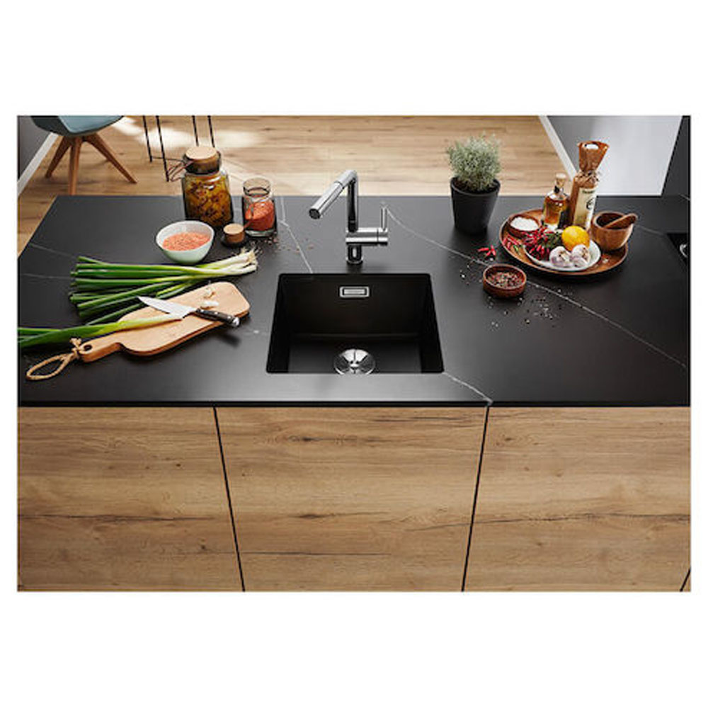 Νεροχύτης Υποκαθήμενος Blanco Subline 400-U Silgranit 43x46cm Volcano Grey 527349-36187