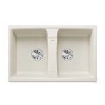 Νεροχύτης Blanco Lexa 8 Silgranit 78x50cm Soft White 527098-0