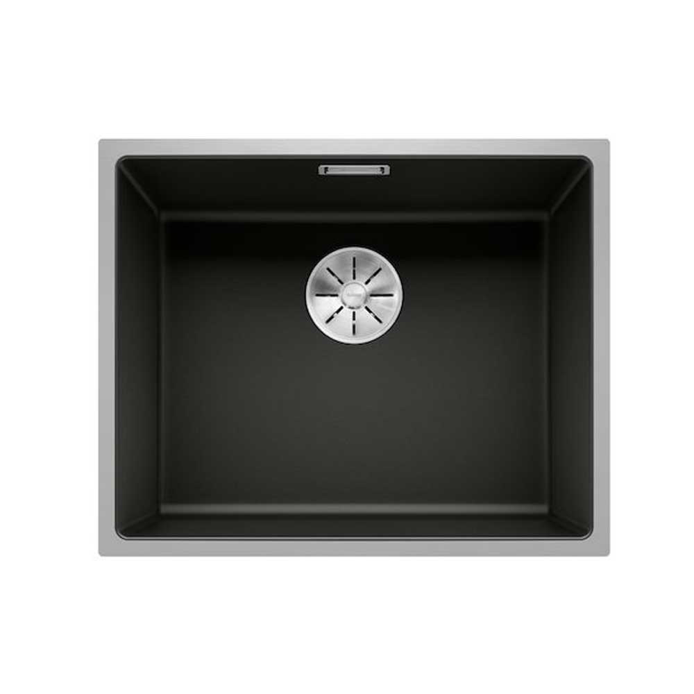 Νεροχύτης Ένθετος Blanco Subline 500-IF Silgranit Steel Frame 54,3x44,3cm Black 525997-0
