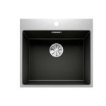 Νεροχύτης Ένθετος Blanco Subline 500-IF/A Silgranit Steel Frame 54,3x51cm Black 526000-0