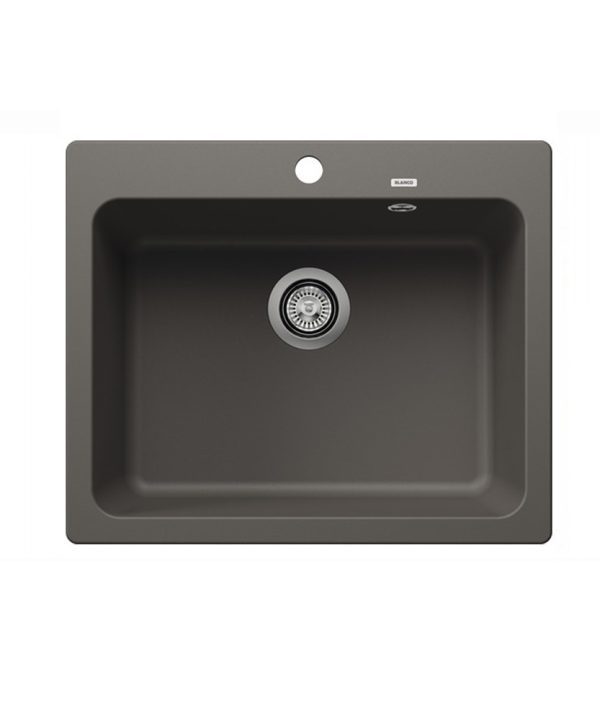 Νεροχύτης Blanco Naya 6 Silgranit 61,5x51cm Volcano Grey 527311-0