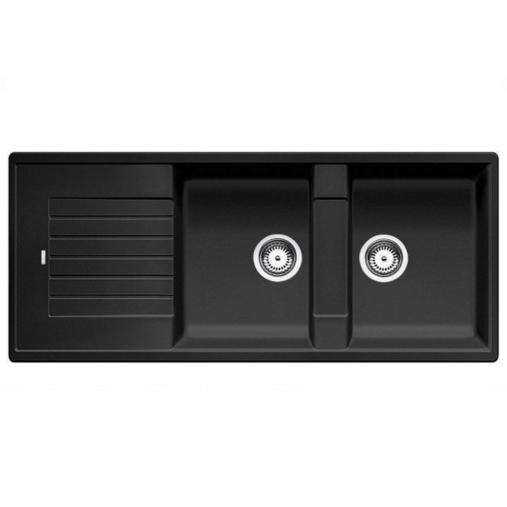 Νεροχύτης Blanco Zia 8 S Silgranit 116x50cm Anthracite 515605-0