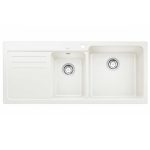 Νεροχύτης Blanco Naya 8 S Silgranit 116x50cm White 525783-0