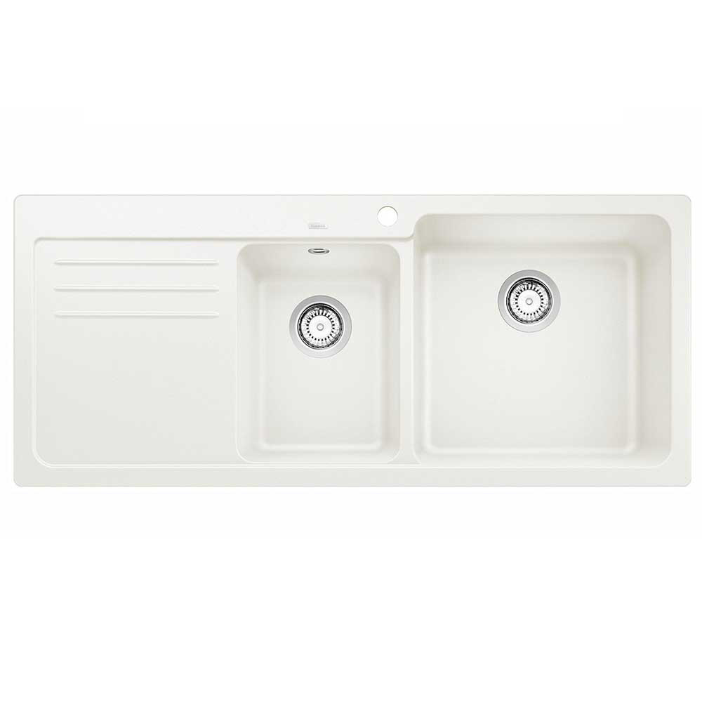 Νεροχύτης Blanco Naya 8 S Silgranit 116x50cm White 525783-0