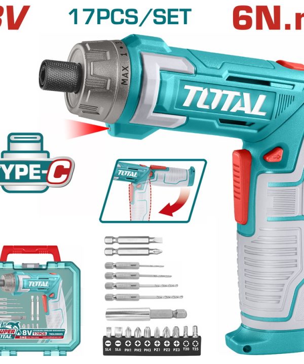 TOTAL ΕΠΑΓΓ. ΚΑΤΣΑΒΙΔΙ ΜΠΑΤ. Li-ion 8V / 1.5Ah Type-C-0