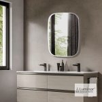 Καθρέπτης Μπάνιου Luminor FIZ 60x80 Inox Brushed-0