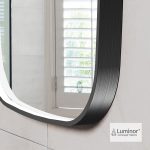 Luminor Καθρέπτης Μπάνιου FIZ 60x80 Black Brushed-37075