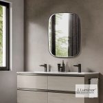 Luminor Καθρέπτης Μπάνιου FIZ 60x80 Black Brushed-0