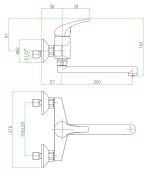 Fiore Μπαταρία Νεροχύτη Κουζίνας Altura Mia 29CR4742 - Image 2