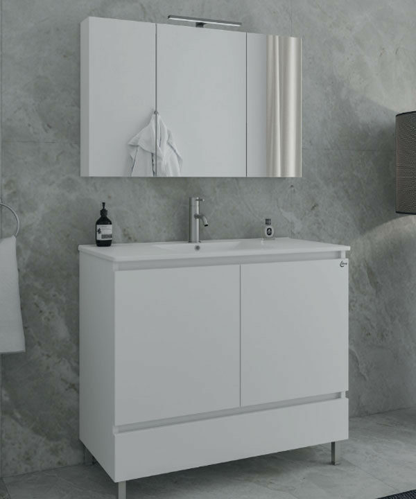 Drop Delta 90 White Έπιπλο Μπάνιου