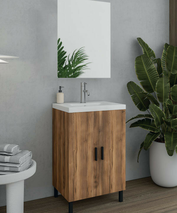 Drop Roma 50 Amber Baroque Oak 5FRMM50BO Έπιπλο Μπάνιου