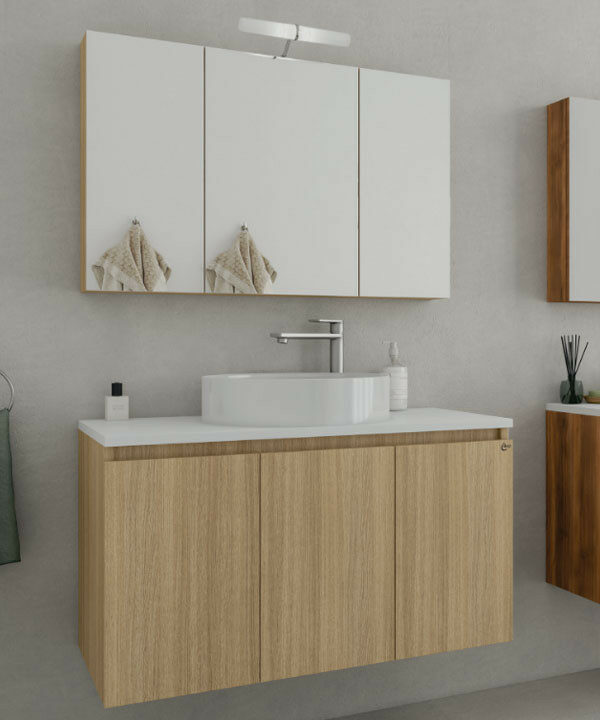 Drop Verona 100 Slavonia Oak Έπιπλο Μπάνιου