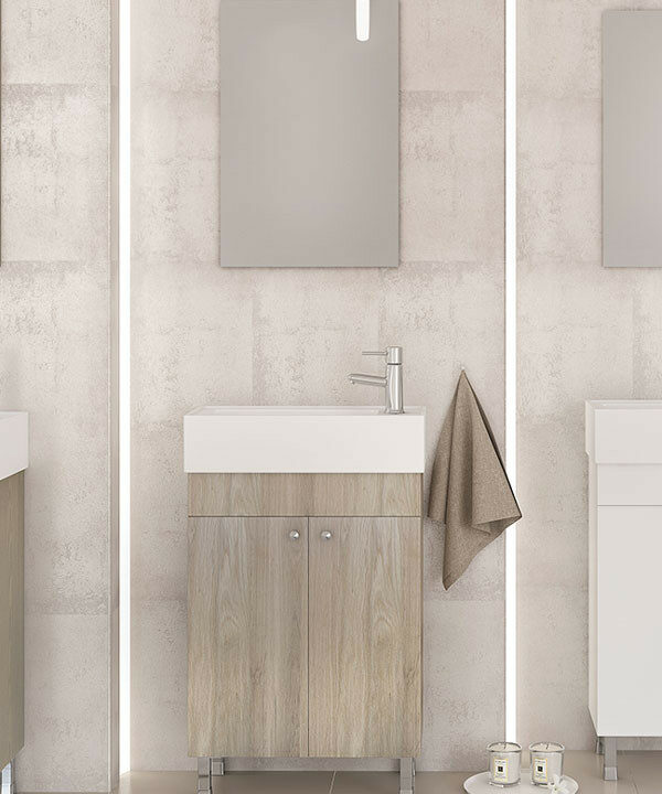 Drop Litos 50 Brown Έπιπλο Μπάνιου