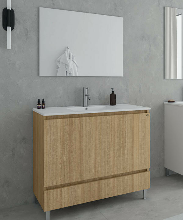 Drop Delta 100 Slavonia Oak Έπιπλο Μπάνιου