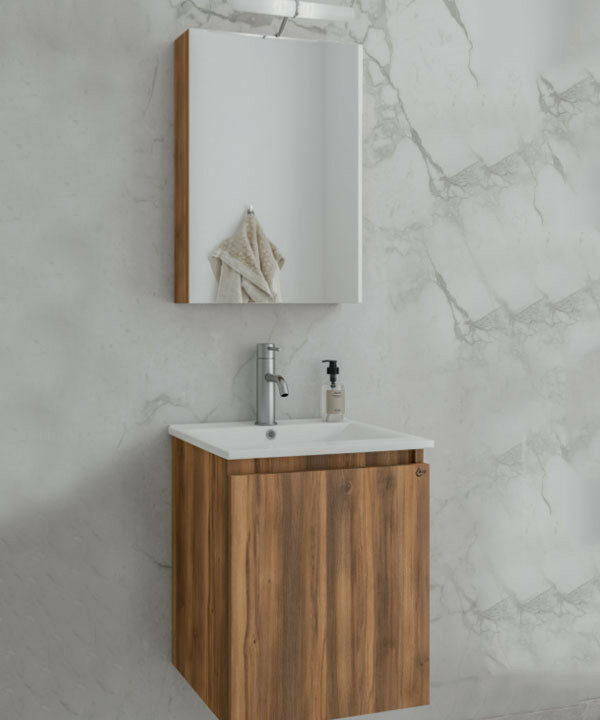 Drop Verona 40 Amber Baroque Oak 5FVR040BO Έπιπλο Μπάνιου