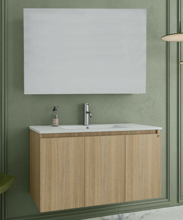 Drop Verona 100 Slavonia Oak Έπιπλο Μπάνιου