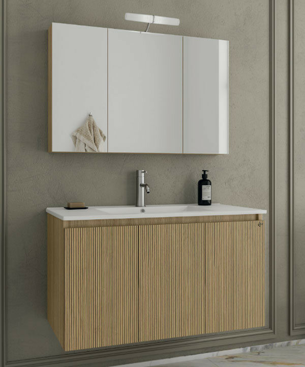 Drop Verona 100 Slavonia Oak & Strada Έπιπλο Μπάνιου