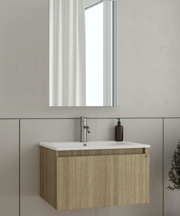 Drop Liberty 75 Slavonia Oak Έπιπλο Μπάνιου