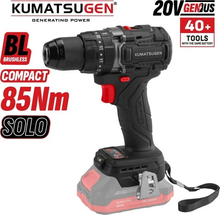 Kumatsugen Κρουστικό Δραπανοκατσάβιδο Μπαταρίας Brushless 20V Solo KDC120