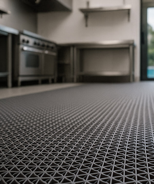 ΠΛΑΣΤΙΚΟ ΔΑΠΕΔΟ ZIGZAG ΜΑΤ 5mm GREY 1.20Μ NewPlan