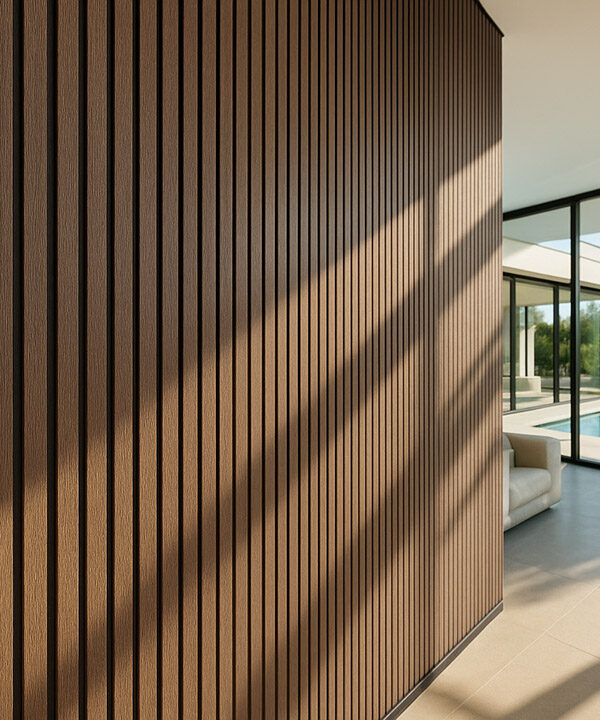 PS PANEL ΜΕ 3D ΠΗΧΑΚΙΑ 11 PIANO 12/122/2900mm GOLDEN OAK/D.BROWN NewPlan