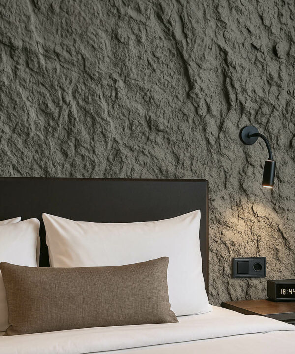 PANEL ΕΥΚΑΜΠΤΗΣ ΠΕΤΡΑΣ 108050 ROUGH GRANITE 60/1200mm MEDIUM GREY NewPlan