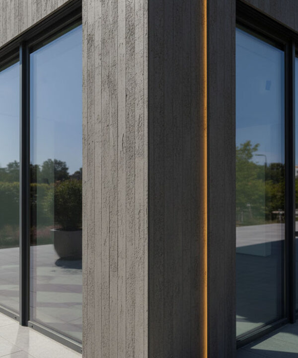 PANEL ΕΥΚΑΜΠΤΗΣ ΠΕΤΡΑΣ 117050  CONCRETE BOARD 60/1200mm MEDIUM GREY NewPlan