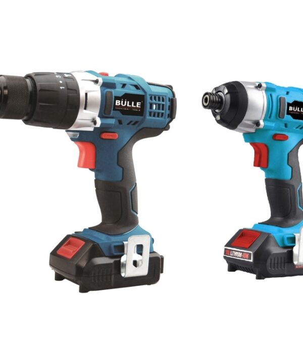 Bulle Σετ κρουστικο δραπανοκατσαβιδο+παλμικο κατσαβιδι 63479