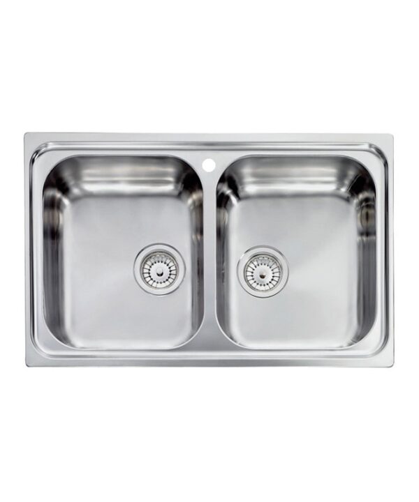 STAINLESS STEEL 11442 CΟΜΕΤΑ σατινε.79Χ50 2V Εντοιχίζεται σε ερμάριο 80εκ σατινέ