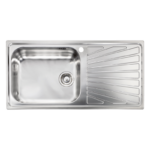 STAINLESS STEEL 11446 CΟΜΕΤΑ 100Χ50 1VD-1VS Εντοιχίζεται σε ερμάριο 60εκ σατινέ