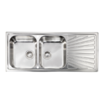 STAINLESS STEEL 11457 CΟΜΕΤΑ σαγρέ 116Χ50 2VR Εντοιχίζεται σε ερμάριο 80εκ σαγρέ ΑΝΤΙΣΤΡΕΦΟΜΕΝΟΣ