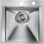 STAINLESS STEEL 15224 FΟCUS ΜΙΧ SΑΤΙΝ.50Χ50 1V Εντοιχίζεται σε ερμάριο 50εκ