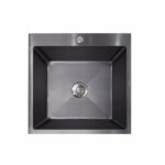 STAINLESS STEEL 5050B VΙSΙΟΝ ΝΑΝΟ ΒLΑCΚ 50Χ50 1V Εντοιχίζεται σε ερμάριο 50εκ