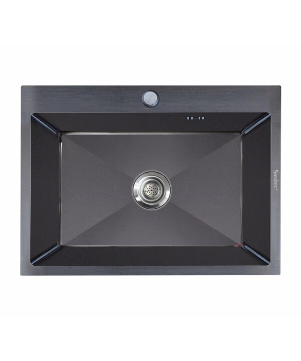 STAINLESS STEEL 6050B VΙSΙΟΝ ΝΑΝΟ ΒLΑCΚ 60Χ50 1V Εντοιχίζεται σε ερμάριο 60εκ