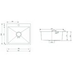 STAINLESS STEEL 6050HS VΙSΙΟΝ ΗΟΝΕΥ CΟΜΒ 60Χ50 1V Εντοιχίζεται σε ερμάριο 60εκ - Image 2